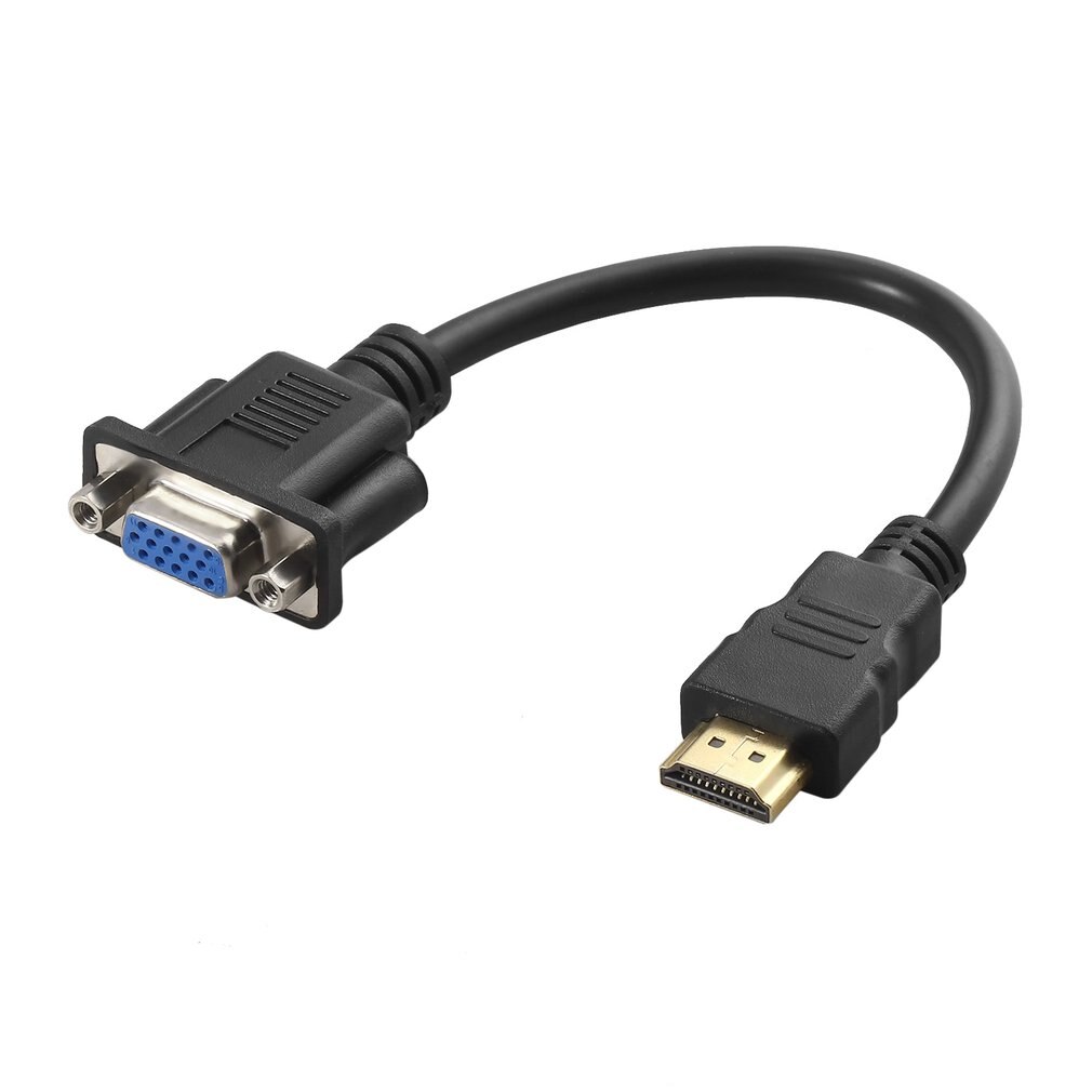 HDMI Stecker Auf VGA D-SUB Weibliche Video AV Adapter Konverter HDMI Kabel für HDTV Set-Top Kabel Adaptores
