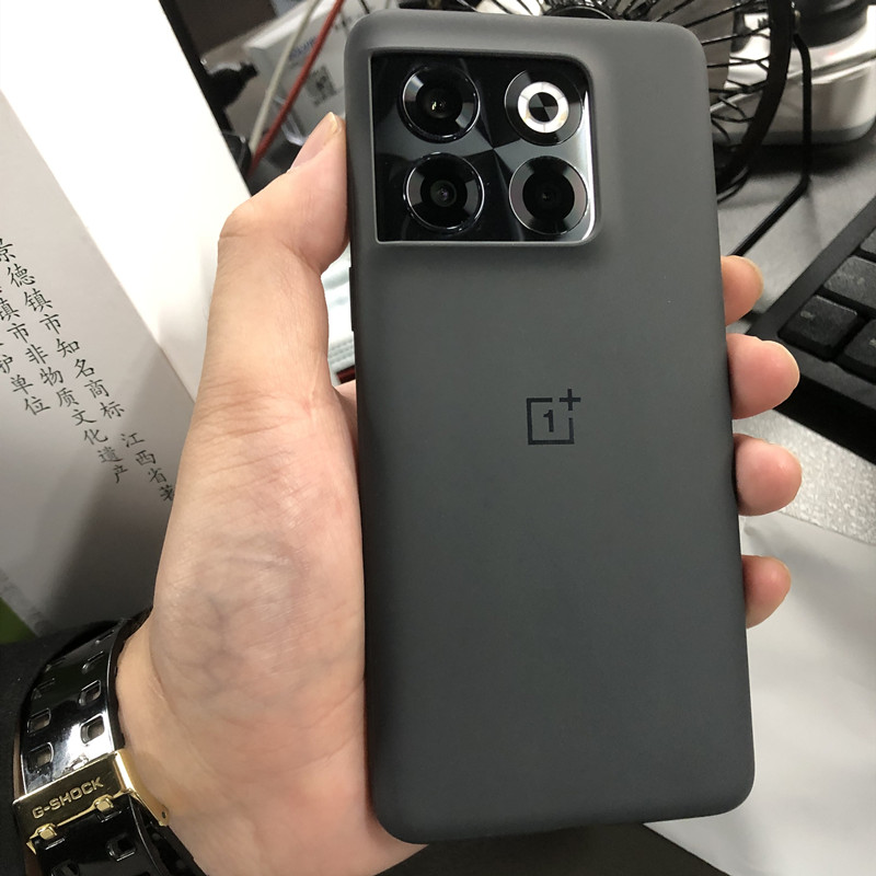 Original para OnePlus Ace Pro/10T funda trasera suave delgada a prueba de golpes cubierta de piel de goma mate