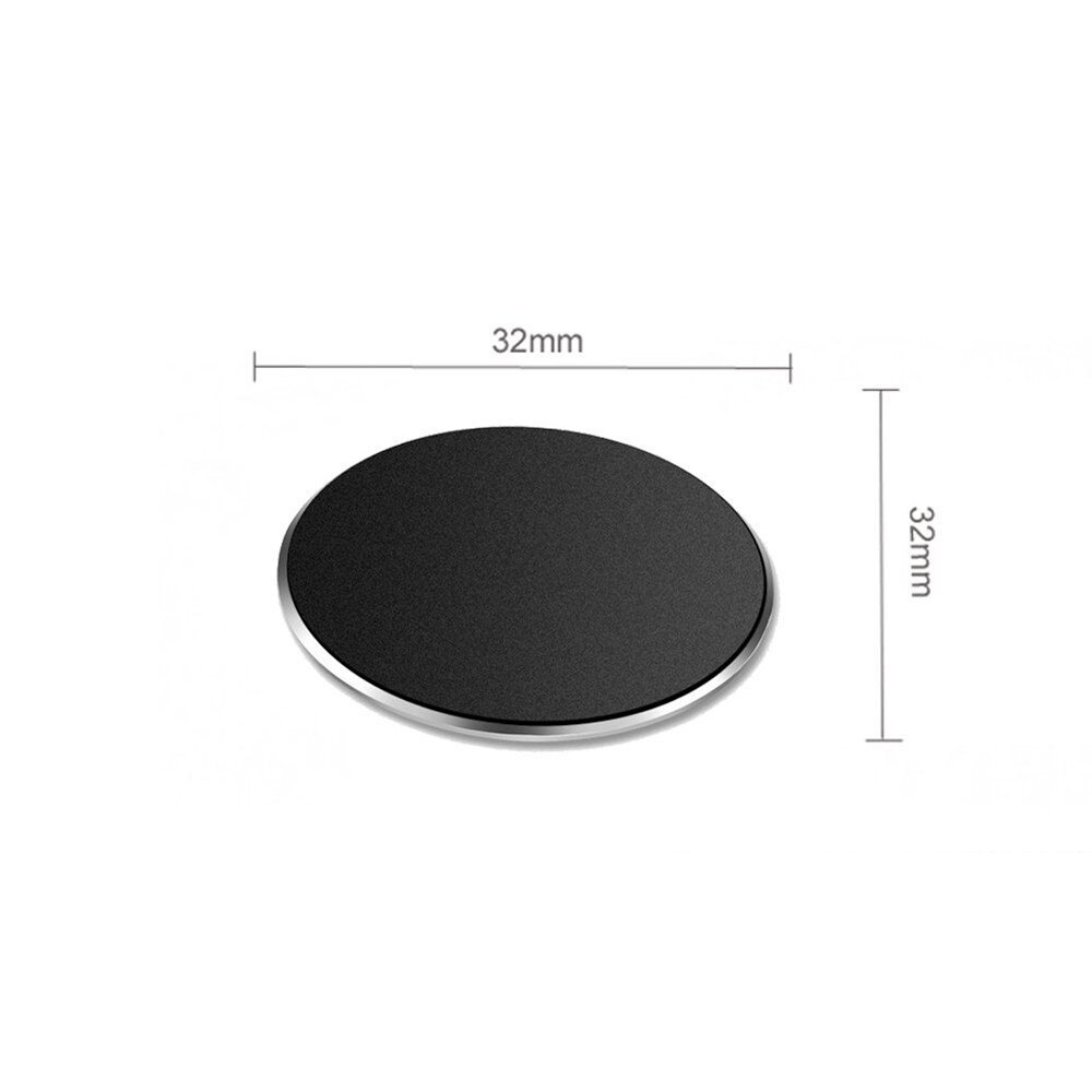 32x32MM Circular Car Mount Metal Plate For All Magnetic Car Mount Cellphone Hold Circular Car Mount Metal Plate M.19