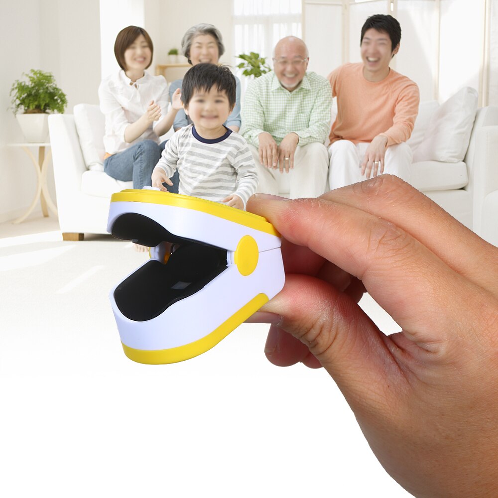 Finger Pulse Oximeter Blood Oxygen SpO2 Monitor LED Mini Pulse and Heart Rate Measuring Gauge 8s Rapid Reading