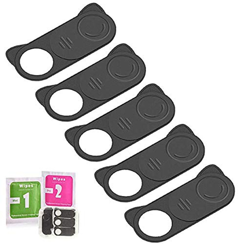 Webcam Set Slider Camera Case for Smartphone Tablet Mac book Dell Hp Laptop and All-In-One Desktop with Sturdy Adhesive Protecti: Default Title