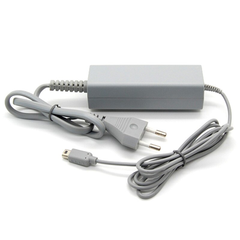 Amzdeal-Adaptador de Cable de alimentación para Nintendo Wii U, cargador de pared con enchufe europeo