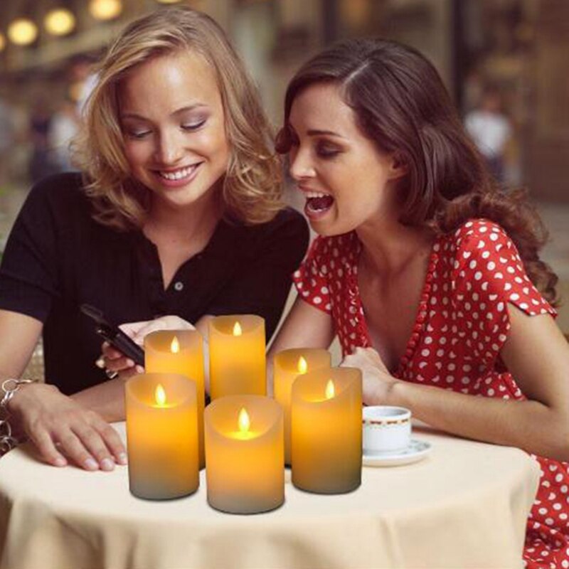 Remote Control LED Flameless Candle Lights Year Candles Battery Powered Led Tea Lights Easter Candle