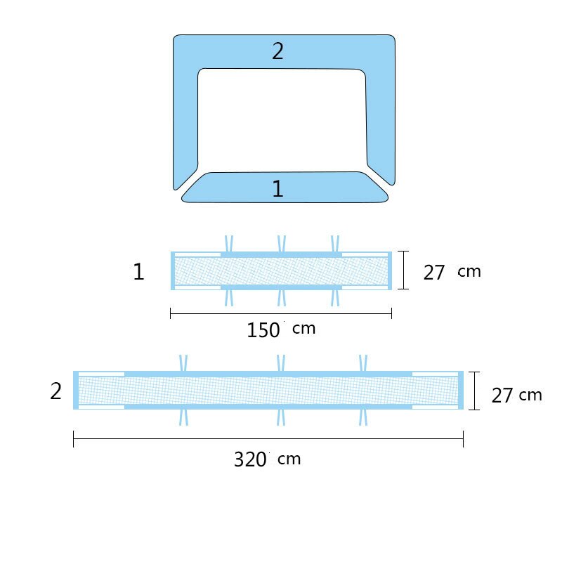 2 Stck Bett Gehäbenutzen für Neugeborene Atmungsaktive Gittergewebe Krippe Liner Geeignet für 4 Tafeln Krippe Bettwäsche einstellen Baby Stoßfänger Seiten in sterben Krippe