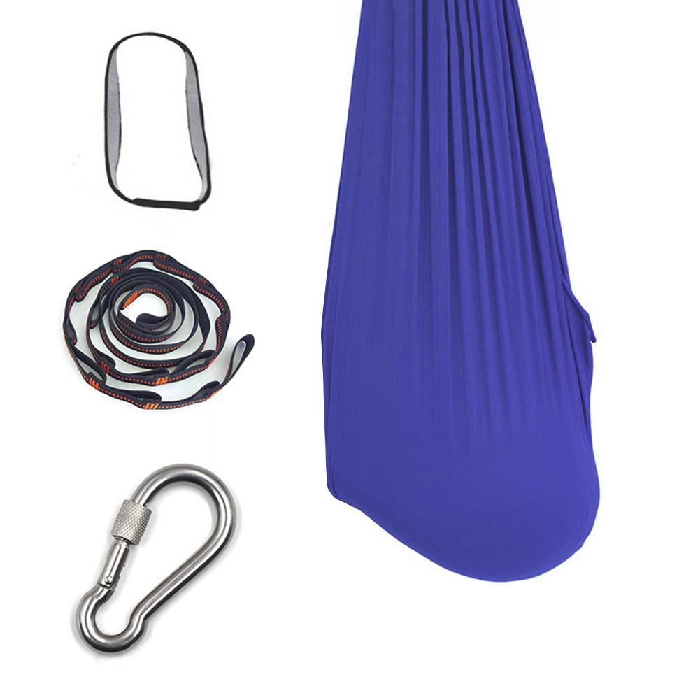 100*280Cm Voor Therapie Autisme Cuddle Swing Zintuiglijke Kind Katoen Swing Hangmat Kids Therapie Elastische Pakket Steady Seat swing Stoel
