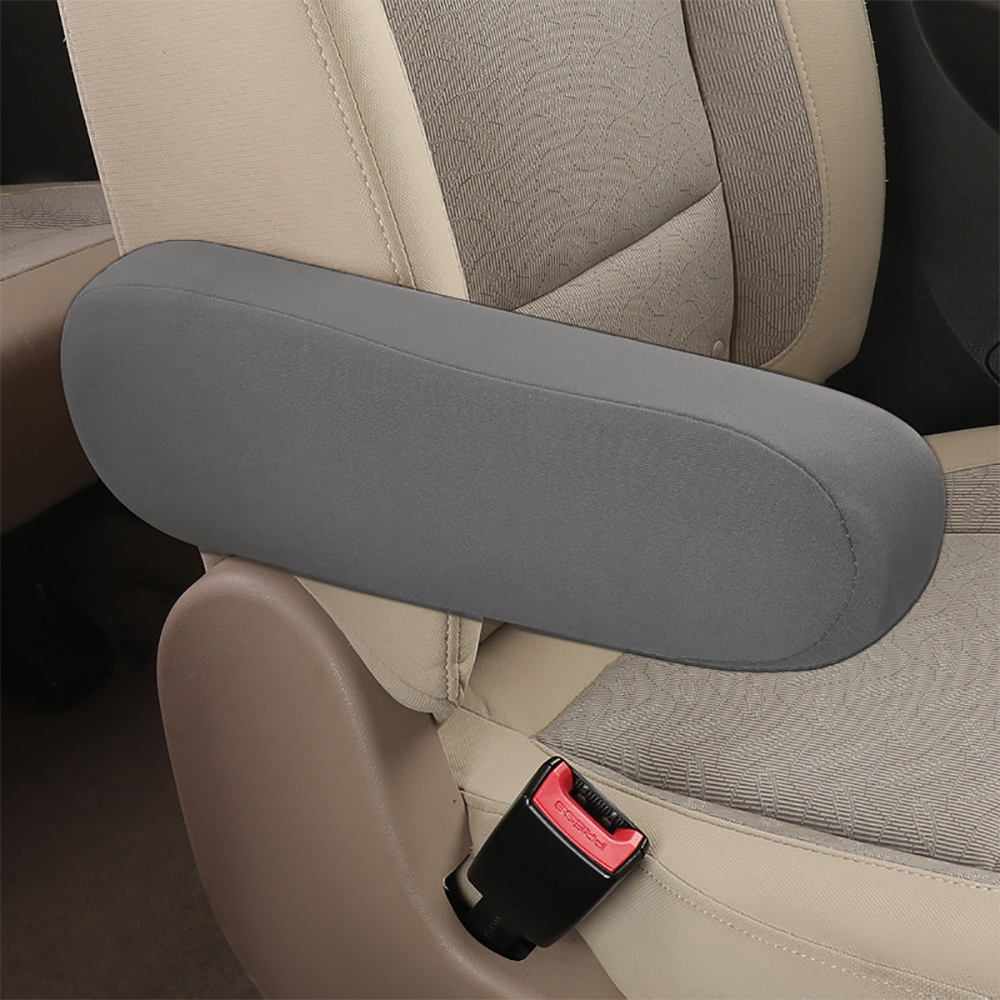 1 pcs Elastic Car Front Seats Armrests Cover Universal Auto Centre Console Armrest Protector Covers Car Accessories Interior: black