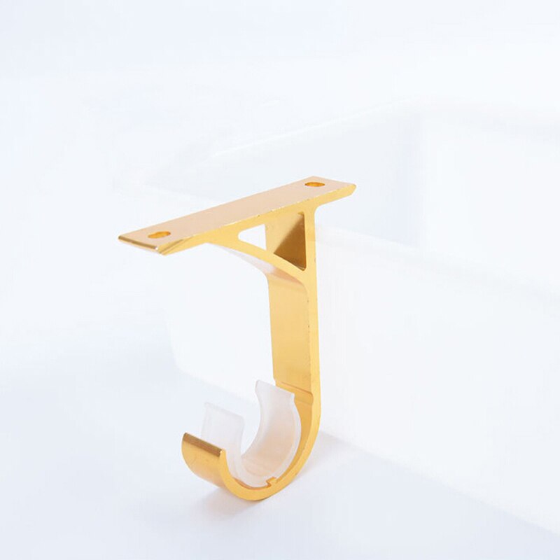 Aluminium Alloy Rod Drapery Bracket Fit Drape Rods Curtain Fixed Holder Modern Window Home Storage Hook Tools