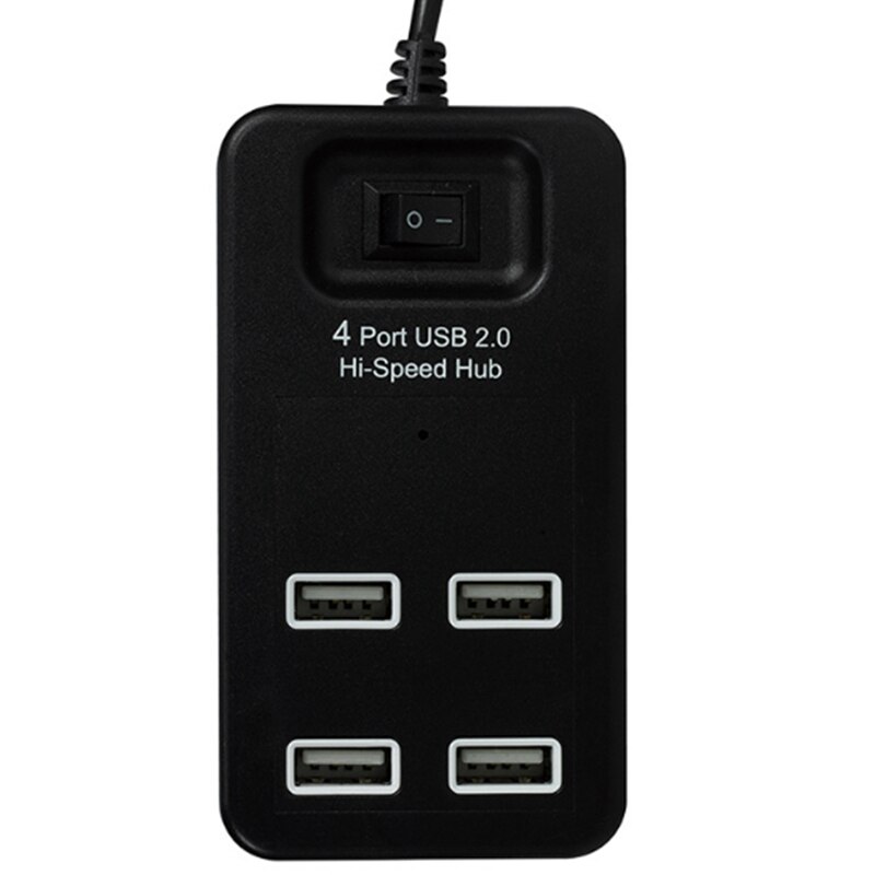 4 Hafen USB Splitter Erweiterung Hohe Geschwindigkeit Multifunktions 2,0 Hub Verlängerung Adapter für Schreibtisch PC Laptop