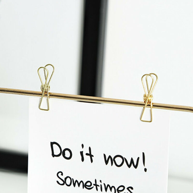 Iron Photo Frame Stand Postcard Clip Holder Home Decor Family Friends Photo Frame