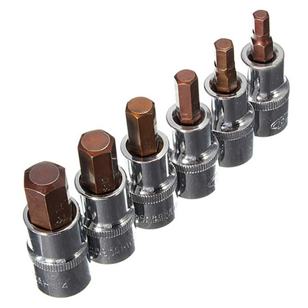 1PCS 1/2 12mm Hexagonal Socket Wrench Steel Alloy Socket Wrench High Hardness Protective Gases Set