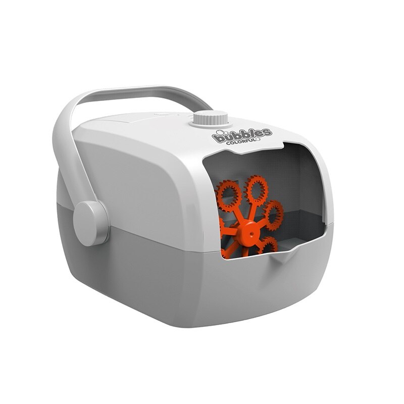 Automatische blasiert Maschine Tragbare blasiert Maschine für freundlicher Rechar Tauschbaren tragbar Party Spielzeug Elektrische blasiert Machen Maschine: Grau
