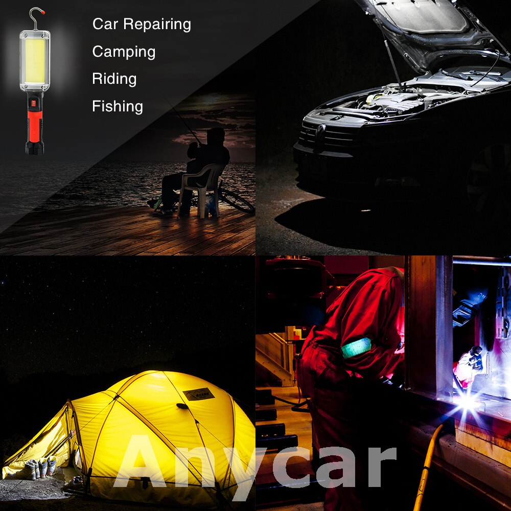 Led work light cob led lamp led car light work light led light matrix floodlight 8000LM rechargeable lamp portable waterproof