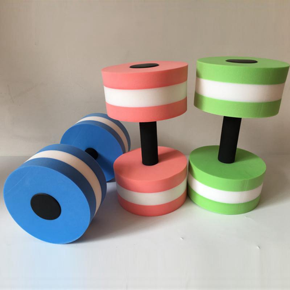 1 par de flutuador de água musculação treinamento fitness yoga haltere haltere equipamentos fitness