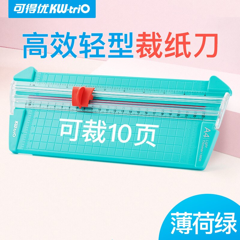 A4 Paper Cutting Machine Paper-Cutter Office Trimmer Scrapbook Blades for DIY Photo Paper Composite Paper 3830: 1 pc Mint Green