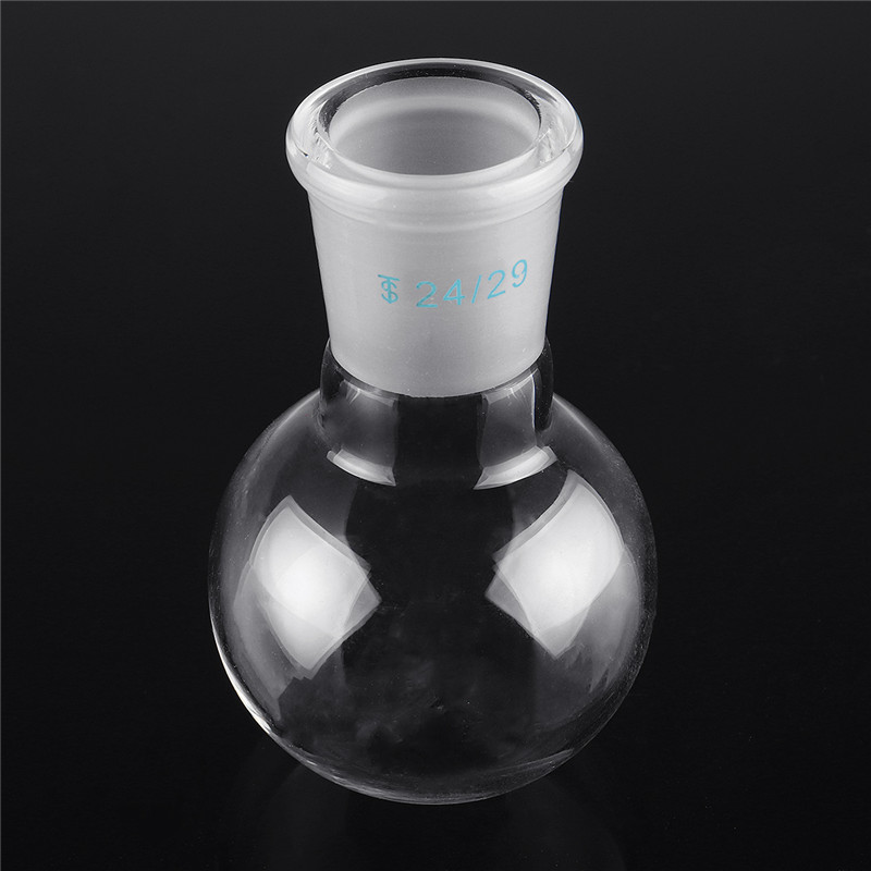 60ml Lab Chemistry Glass Soxhlet Extractor Condenser Set with 24/29 Flat Bottom Flask 225MM 29/32 Tube Lab Glassware Kit