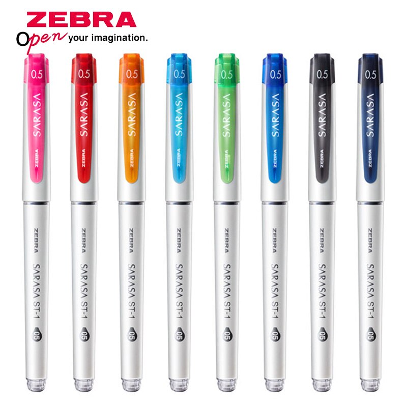 Zèbre SARASA couleur neutre stylo JJZ58 0.38/0.5mm couleur bonbon stylo pince grande capacité stylo étudiants prennent des Notes