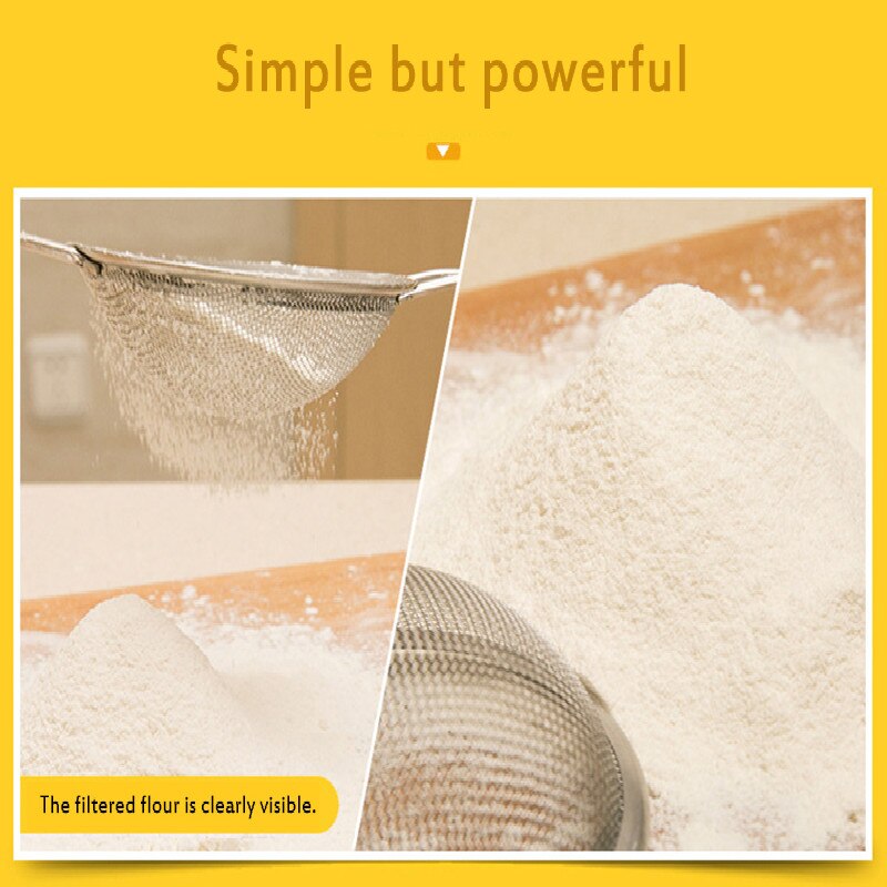 Roestvrij Staaldraad Fijne Mesh Vloeibare Olie Zeef Meel Vergiet Zeef Zeef Gebak Bakken Tools Keuken Accessoires Thee Saus