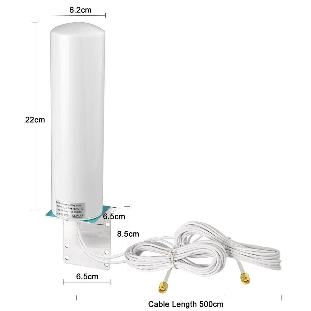 4G e 3G LTE MIMO all'aperto SMA antenna Esterna per Huawei B593 B315 B525 E5186