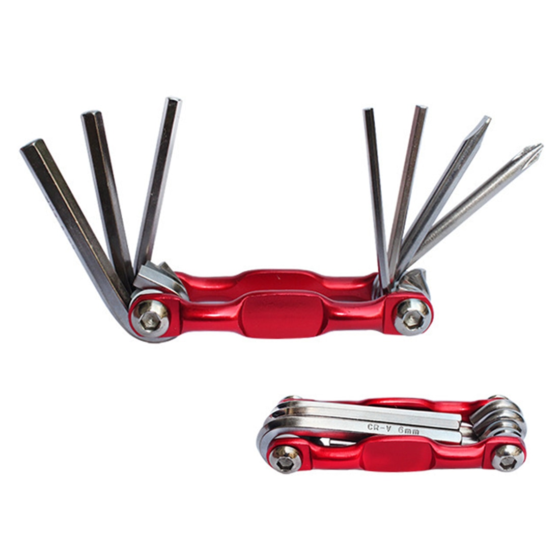 Herramienta de destornillador de Kit de herramientas de reparación de bicicletas hexagonal multifunción 7 en 1 para bicicleta de montaña MTB herramienta de reparación de bicicletas
