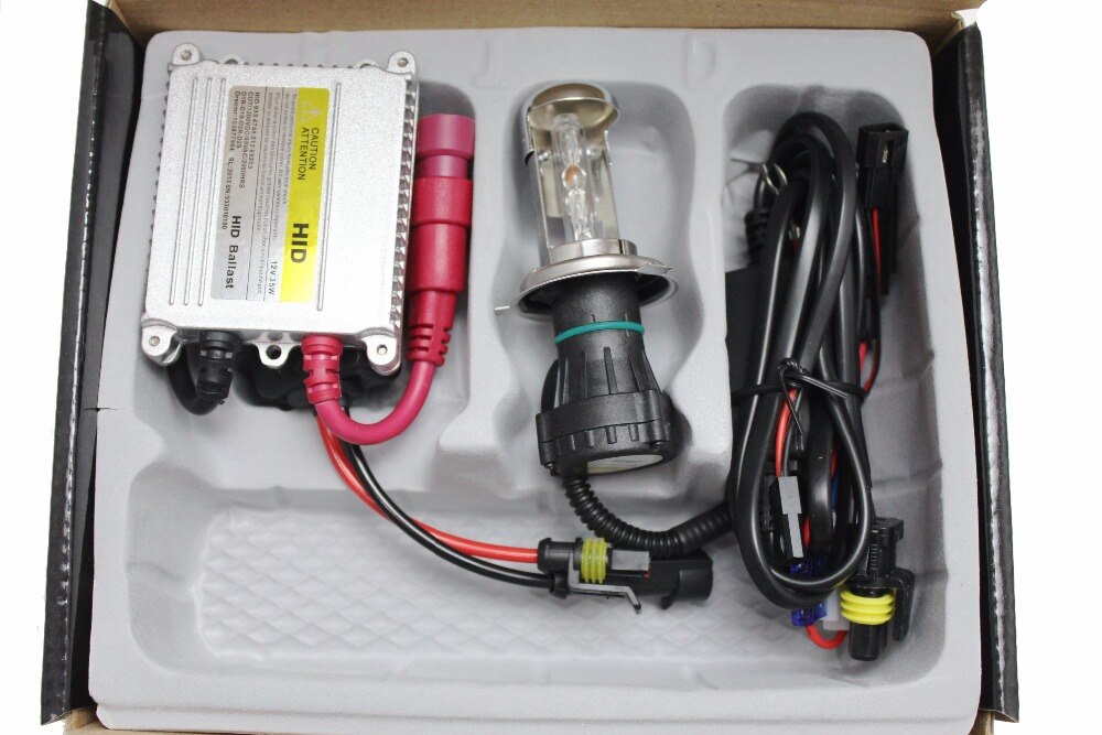 Moottoripyörä xenon  h4 pistorasia korkea hämärä hid 12v 35w ohut liitäntälaite bi xenon kit 4300k 5000k 6000k 8000k 10000k