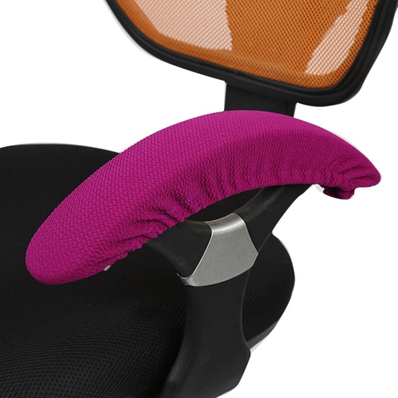 2pcs/pair Chair Armrest Cover Computer Chair Arm Protectors Couch Elastic Coffee Tub Sofa Armchair Cover Elbow Arm Rest Covering