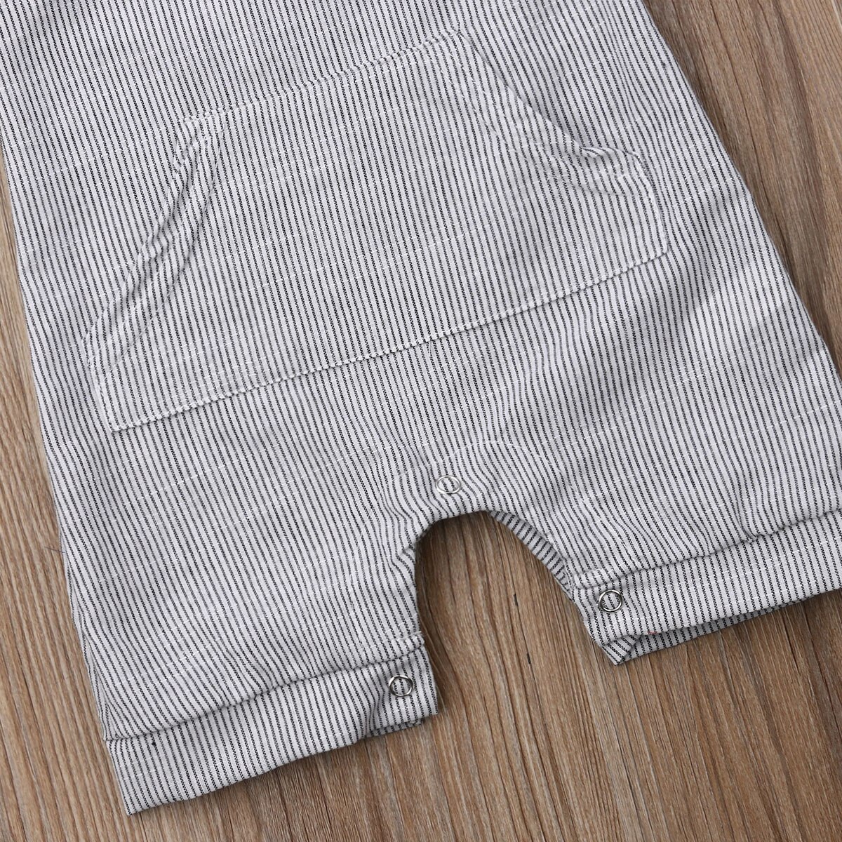 Mono de salto sin mangas de lana blanca a rayas, 0-18M, ropa