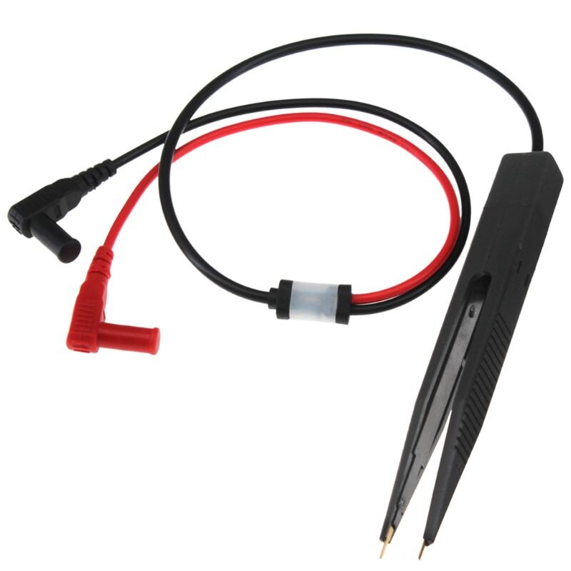 Medidor de prueba de Inductor SMD, pinzas de sonda de Clip para condensador multímetro de resistencia