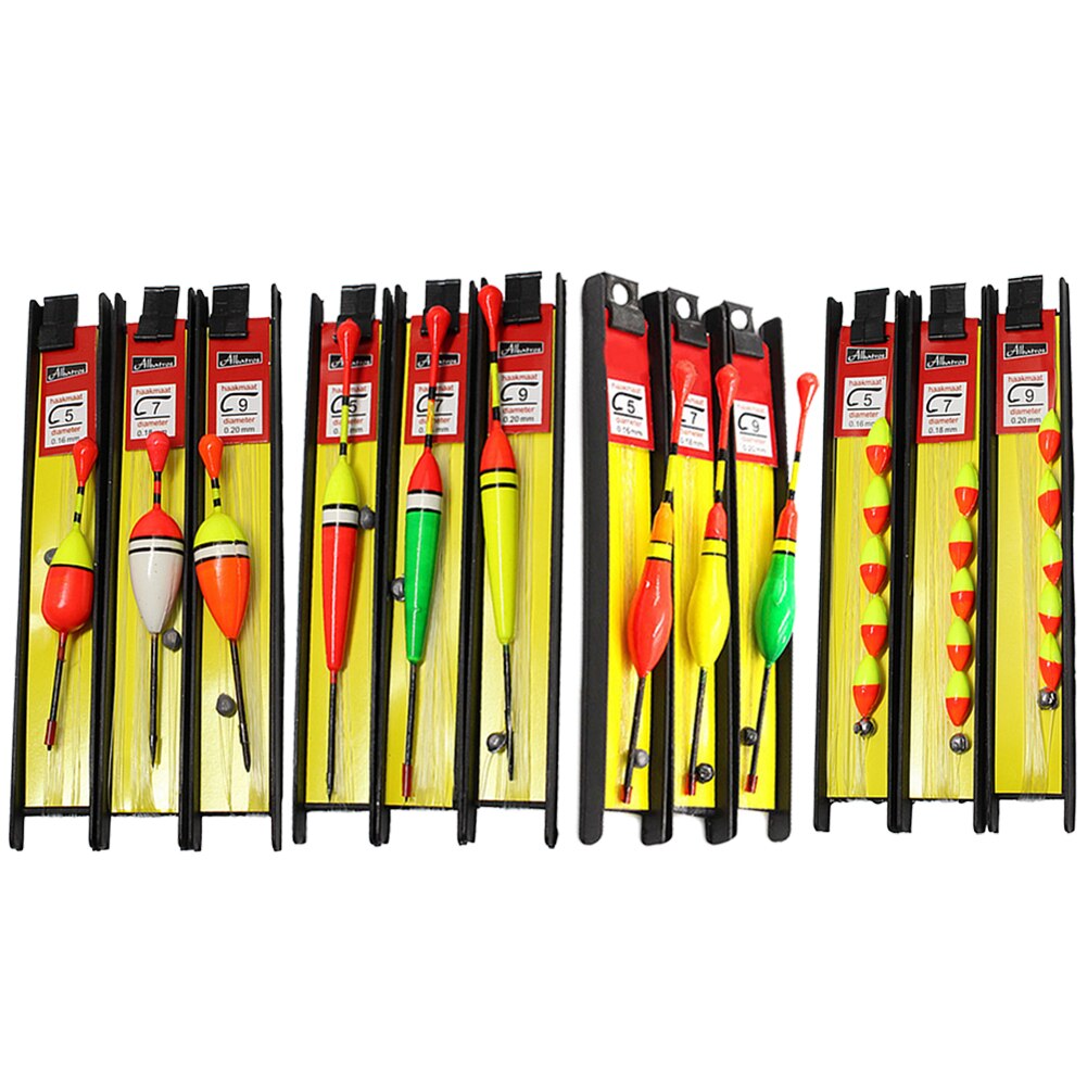 3pcs Fishing Bobber Line Kits Fishhook Foam Buoy Rock Fishing Floats Set Drift Vertical Buoy Fishing Accessories pesca tool