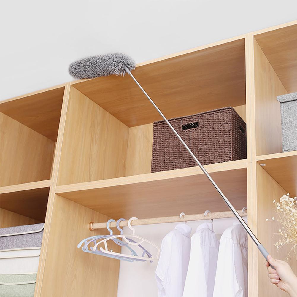 1Stck Abstauben Pinsel Reinigung Werkzeug Mikrofaser Staubtuch Reiniger Mit Verlängerung Pol Biegsamen Kopf Für Reinigung Hohe Decke Fan & autos