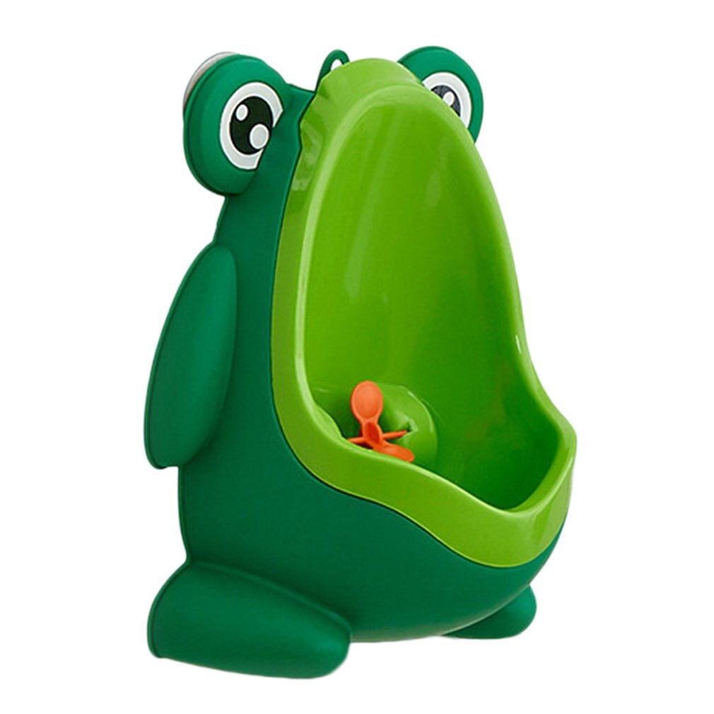 Frog Baby Potty Toilet Urinal Kids Potty training Baby Boys Pee Toilet infant Bathroom Wall-Mounted Urinal girls Travel Potty: Green