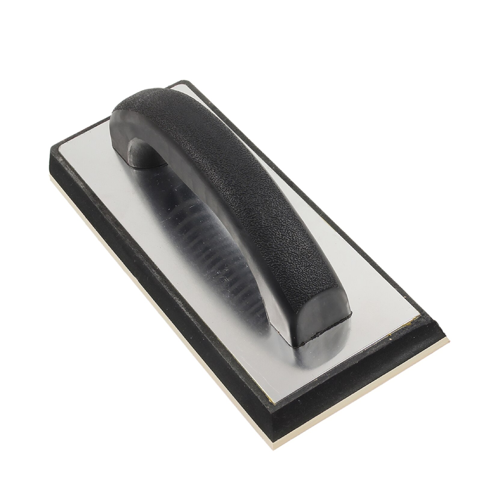 24*10cm/9.43*3.93in Handheld Dry Lining Plastering Spatula Tool Black Concrete Rubber Trowel Anti-Scratch Tile Grout Tool