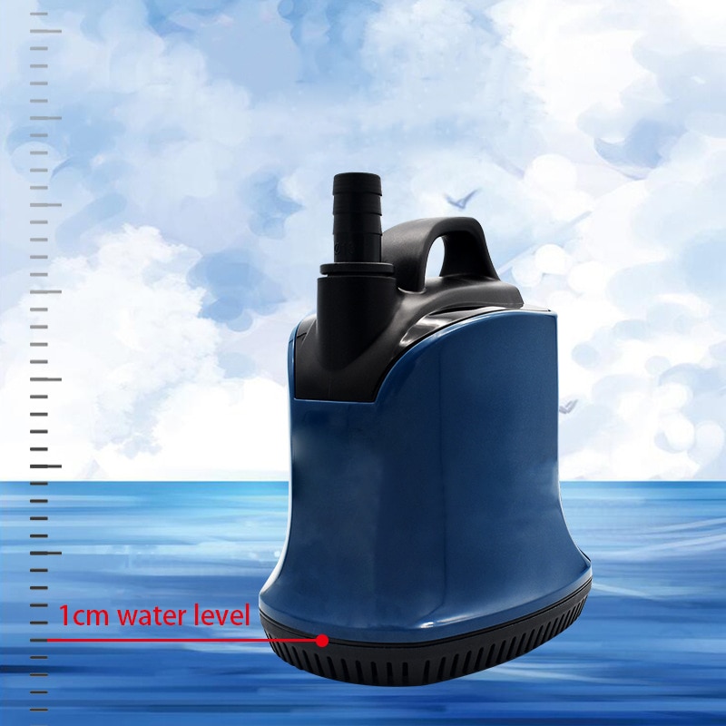 Ultra-Quiet Water Clean Filter Pump Submersible Pump Low Water Level Bottom Suction Circulating Fish Pond Aquarium Tank Fountain