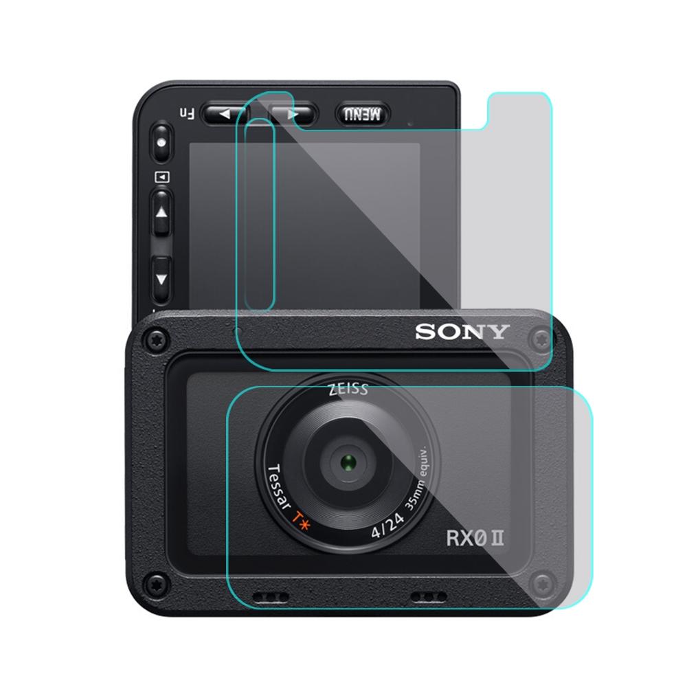 Puluz Front Lens En Lcd-scherm Flexibele Anti-Vingerafdruk Af Hd Film Voor Sony RX0 Ii Transparant Glas screen Protector