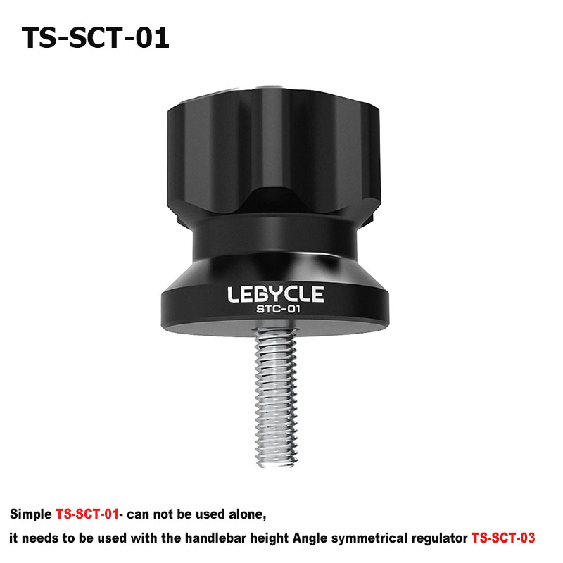 LEBYCLE-Herramienta de alineación de palanca de cambios para bicicleta, montaje de cabezal de cambio de mano, ángulo de altura del manillar, herramientas de ajuste simétrico izquierdo y derecho: Negro