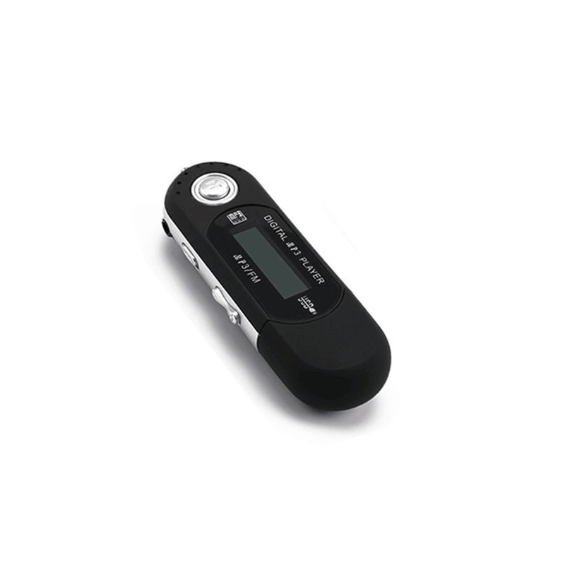 Portátil mini usb mp3 player leitor de música tela lcd digital 32gb tf armazenamento rádio fm multifuncional mp3 leitor música usb vara: BRANCO