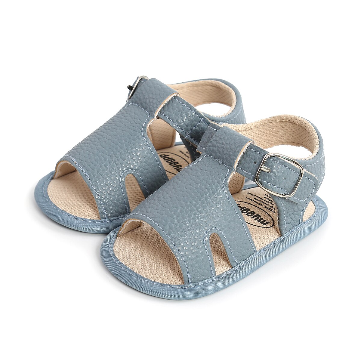 Sandales antidérapantes en toile PU pour bébés de 0 à 18 mois, baskets d'été à la pour garçons, chaussures pour bébés de 0 à 18 mois,: 5 / 11cm