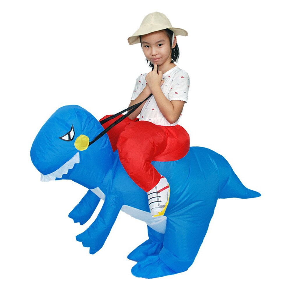 Aufblasbares dinosaurier-kostüm für freundlicher, purim, jungen und mädchen, Party, cosplay, lustiges karnevals- und halloween-kostüm