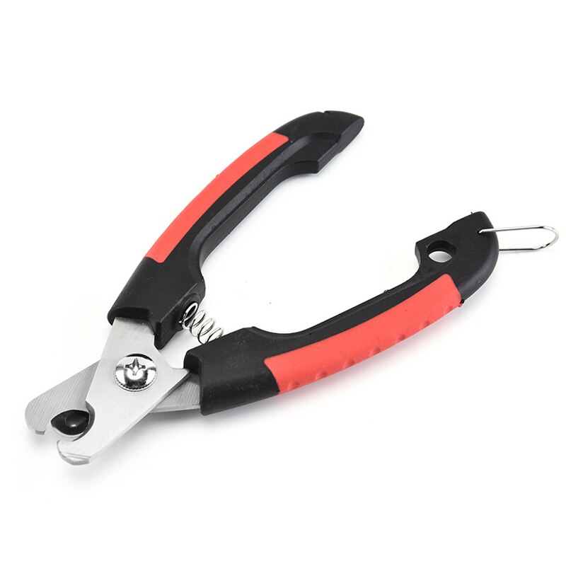 Pet Dog Cat Nail Clipper Cutter Stainless Steel Grooming Animal Nail Scissor Clippers Nail Cutter for Puppy Dog Cat: black / 12cm