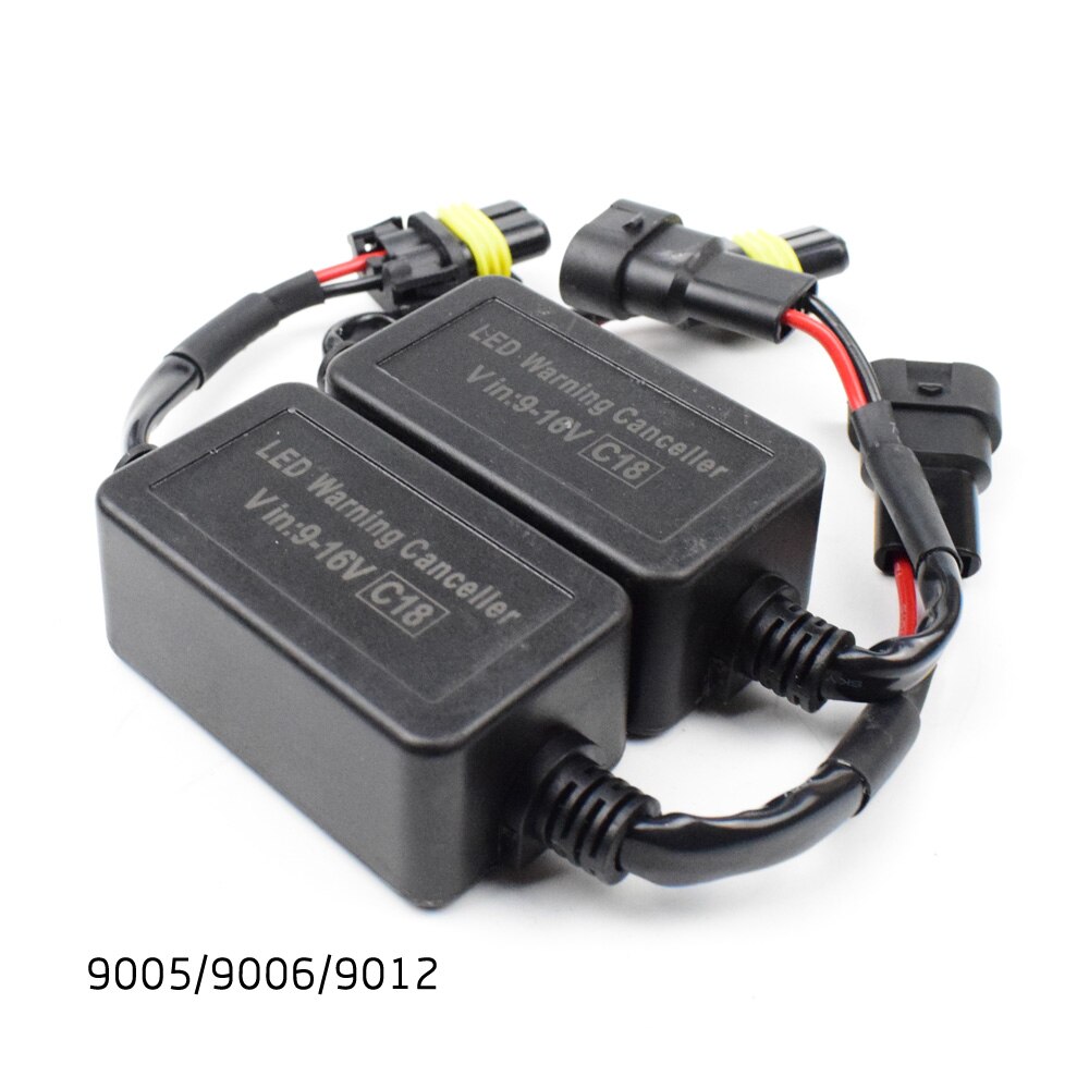 Decoder Led Canbus H7 Belastingsweerstand Versterken Led Canceller H4 Koplamp Emc H1 H3 H8 H9 H11 880 9005 9006 9012 Hir2 2Pcs C18: 9005 9006 9012