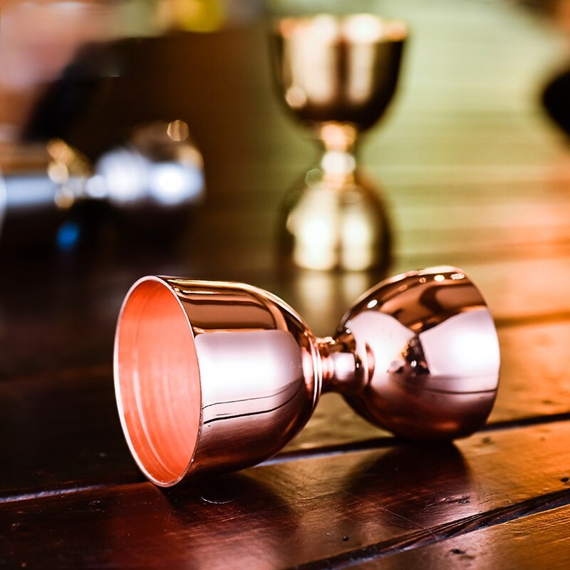 Bar Bartender Indian Stainless Steel Wine Measuring Spoon Measuring Cup Ounce Cup Ounce Gold Plated Wine Measuring Apparatus