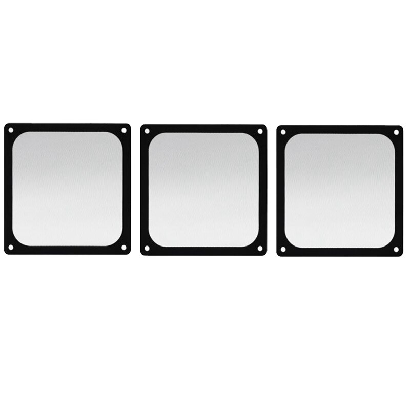 3 stk magnetisk ramme mesh støvfilter pc køler ventilator filter med magnet støvtæt computer cover cover