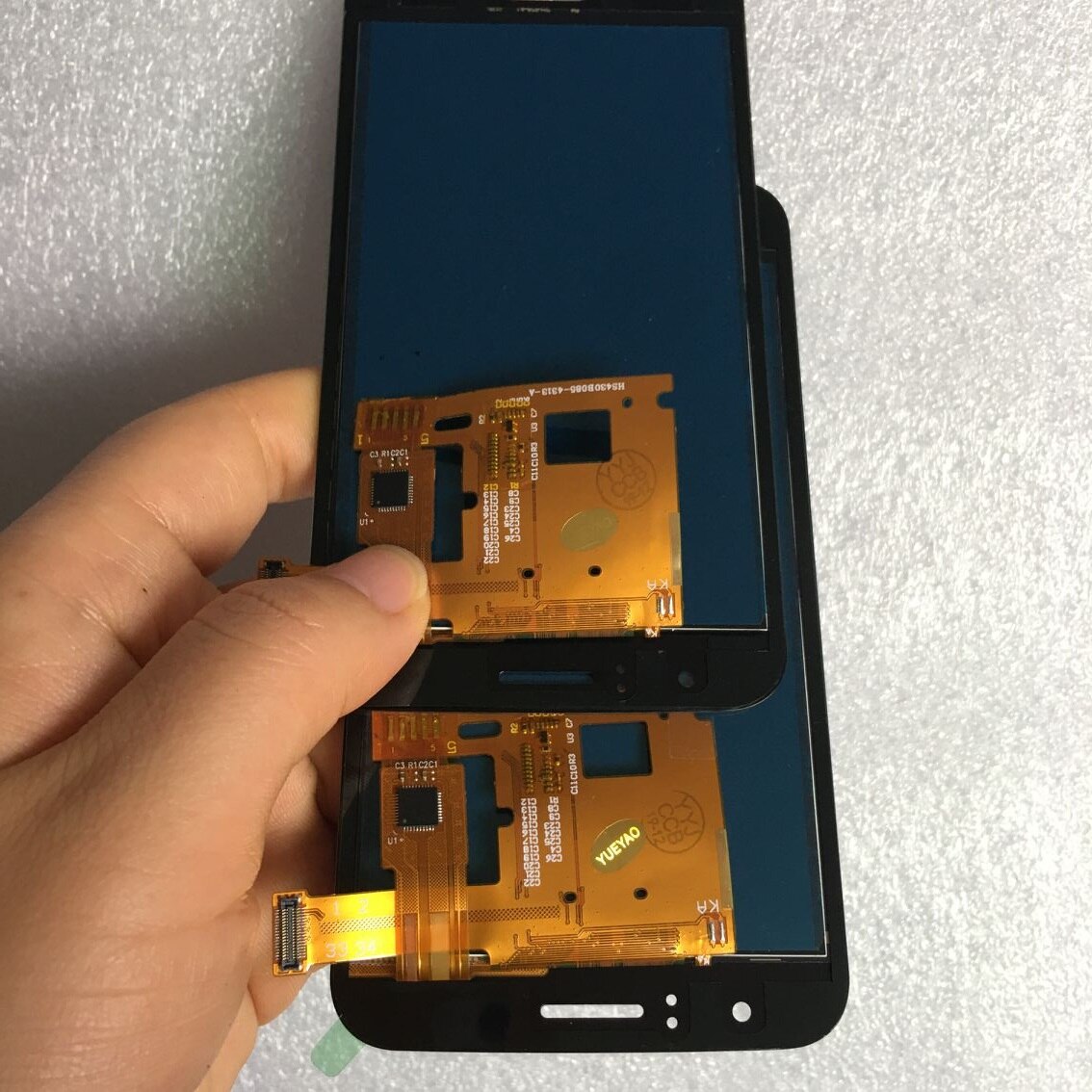 Puede ajustar el brillo LCD para Samsung Galaxy J1 J120 J120F J120H J120M LCD pantalla táctil digitalizador Asamblea