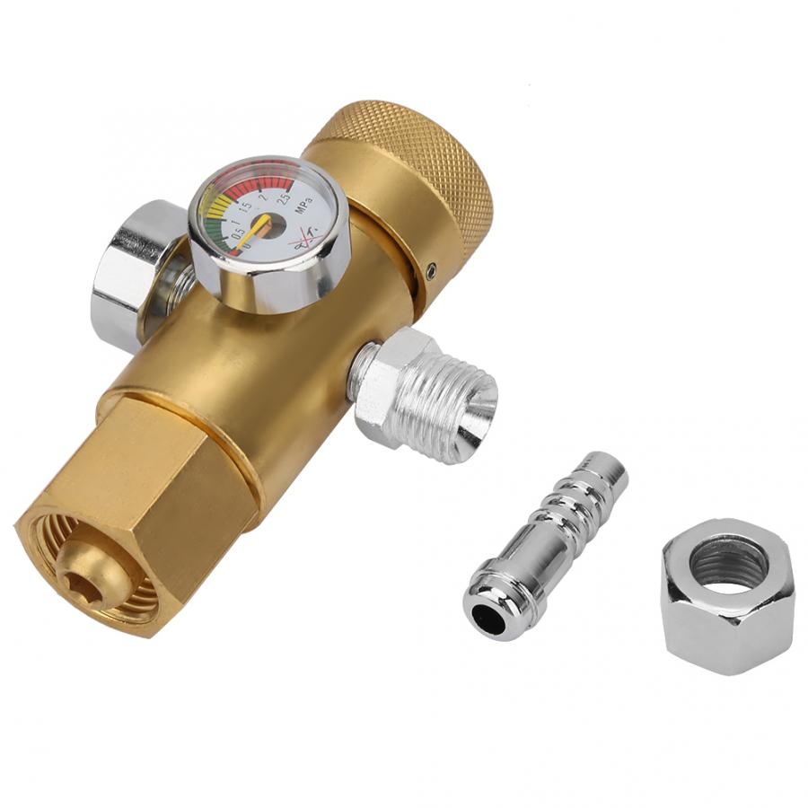 0.4-25MPa Oxygen Gas Pressure Reducer Air Flow Regulator Gauge Meter Oxygen Pressure Gauge