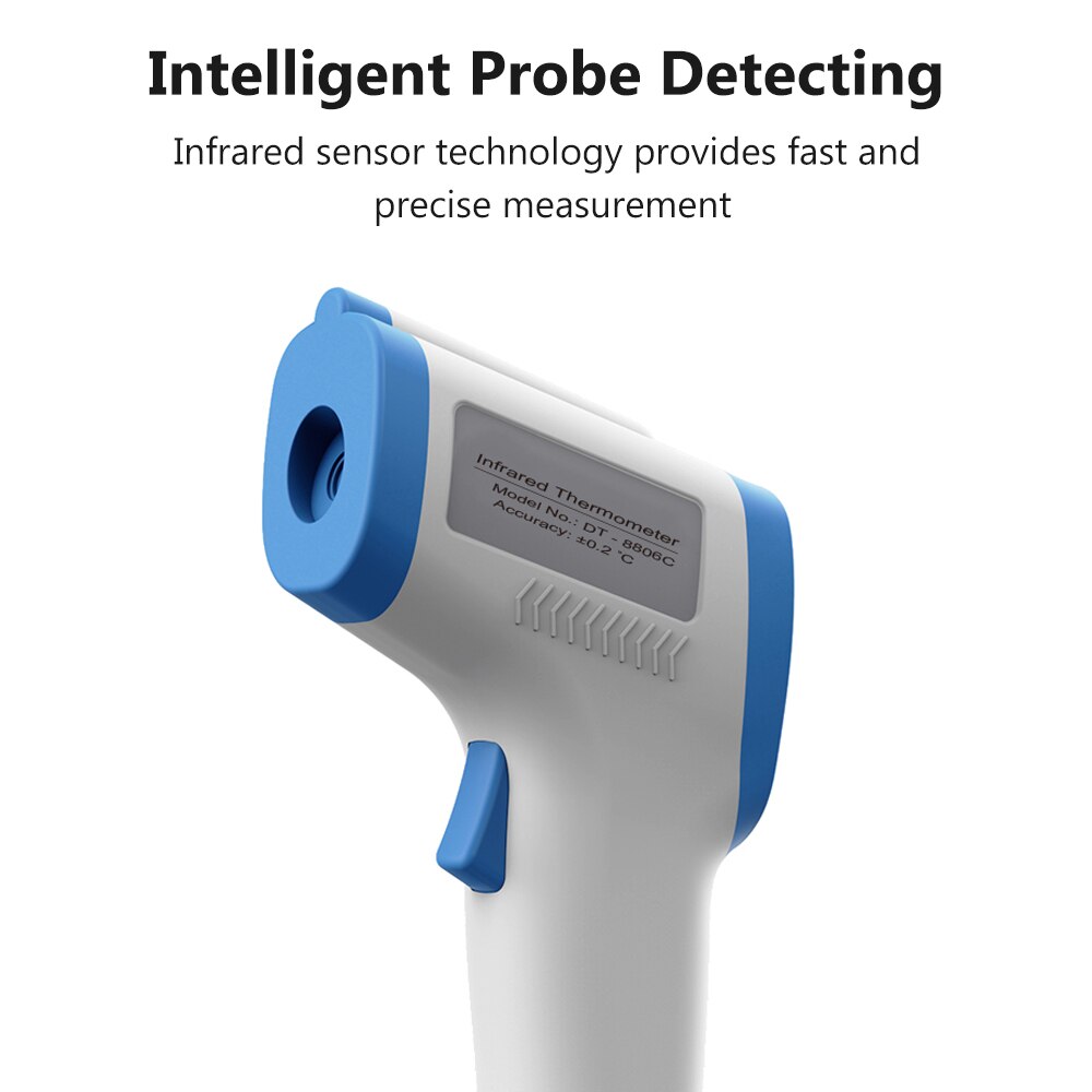 LCD Digital Infrared IR Forehead termometro Temperature Gauge gun Non Contact Temperature Measurement Device digital thermometre