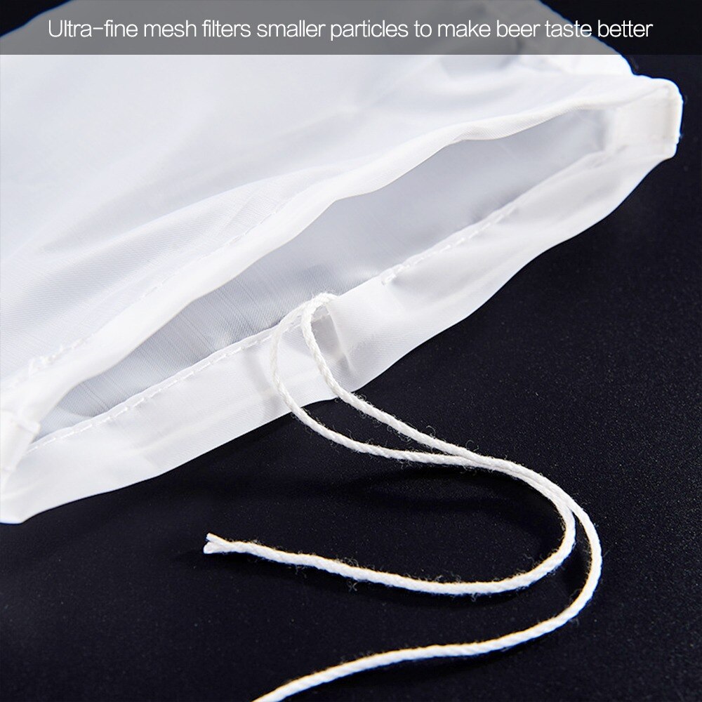 Bahre Homebrew Filter Tasche für Brau wiederverwendbar Küche Lebensmittel Filter Taschen Sieb Feine Gittergewebe Tasche für Bahre murmeln Milch Saft Filter