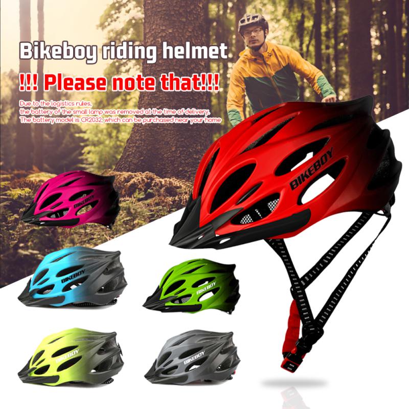 Casques de cyclisme durables, équipement de cyclisme confortable, vélo de avec dégradé de lumière