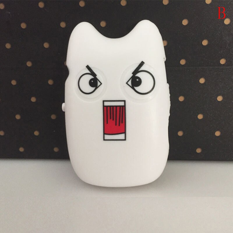 USB:2.0 4.8*3*1cm 4 Styles Cartoon Mini MP3 Player Cute Music Player Support TF Card MP3 Player: B
