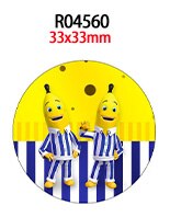 30 stk/lot banan i pyjamas planharpiks for hårbowas og tilbehør  r04549 r0455 r0456: R04560