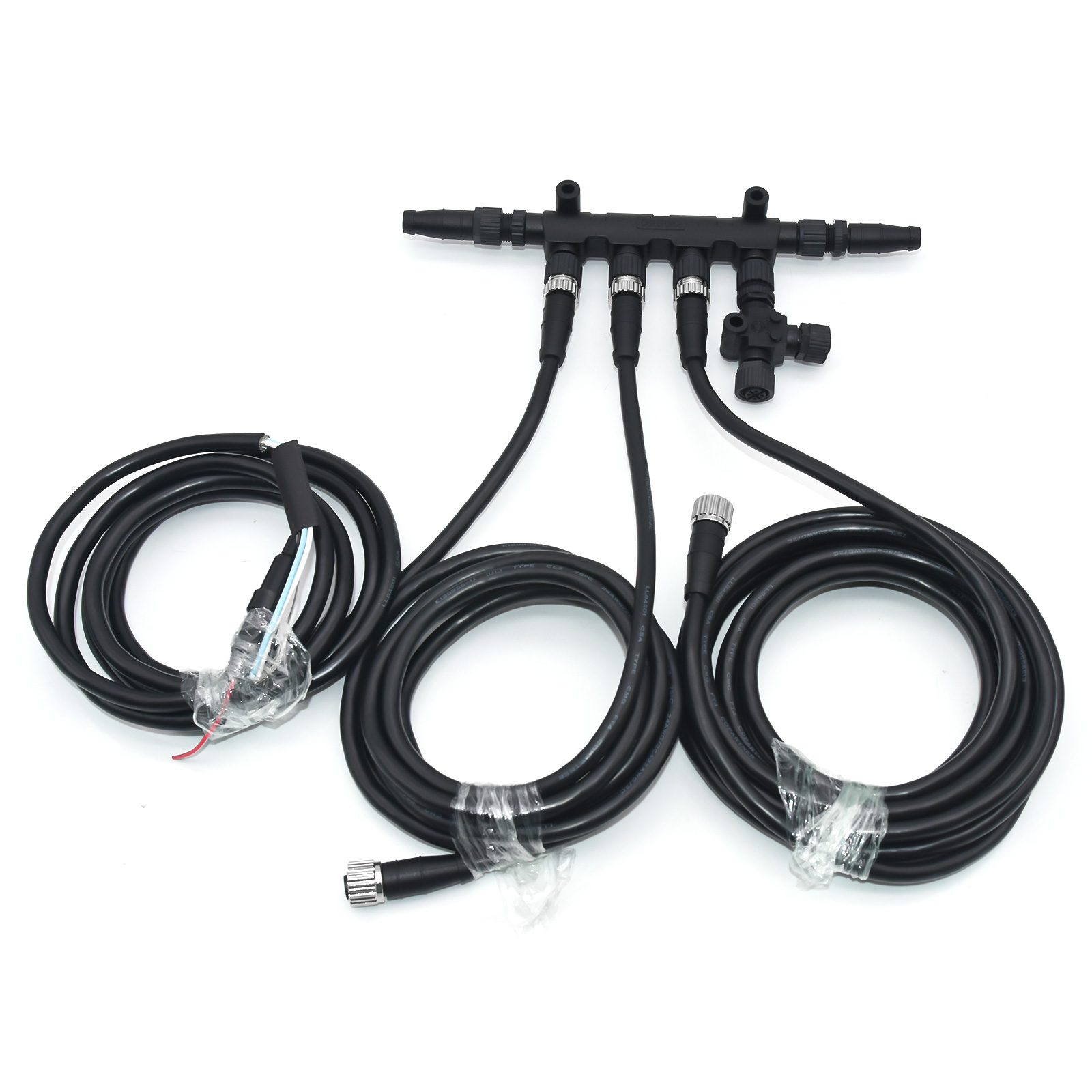 Adattatore cavo NMEA 2000 Rete dati seriali marino barca NMEA 2000 antipasto kit ABS T-tipo 5spillo Cavi adattatori connettore 0,5-4M