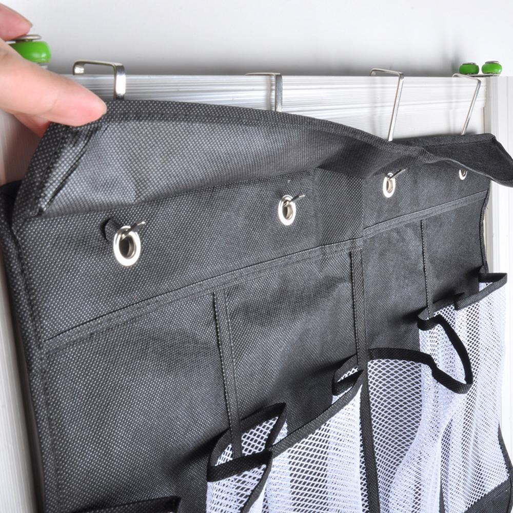 Organizador de zapatos colgante de malla grande con 28 bolsillos, compartimento de almacenamiento para ordenar bolsas colgantes de pared sobre la puerta, almacenamiento de zapatillas de zapatos #3